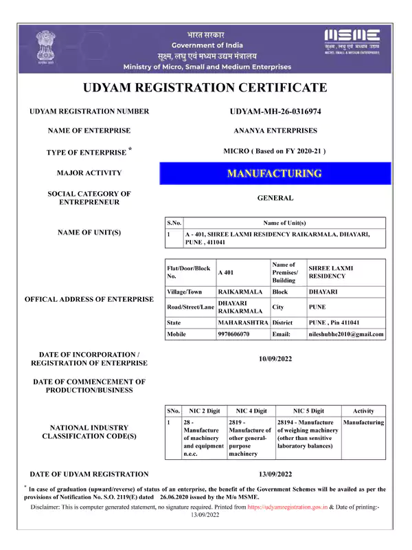 Certificates